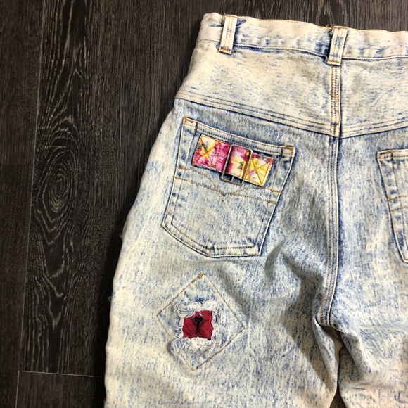 Vintage 80’s Acid Washed Jeans - Picture 6 of 14